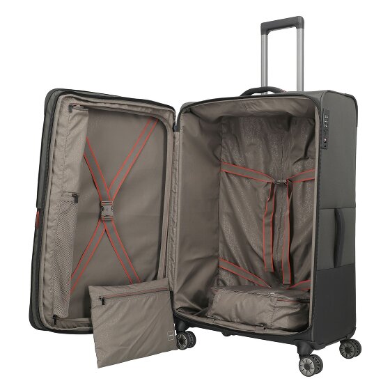 Travelite Crosslite 4 ruedas Carrito XL 81 cm con pliegue de expansión