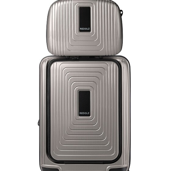 Redolz Juego de maletas Essentials 14 2 pzs. trolley de cabina con plegado extensible + neceser