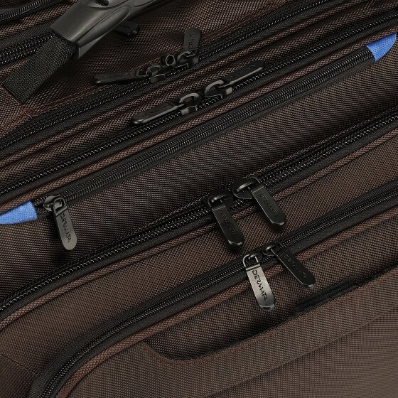 Dermata Trolley de negocios de 2 ruedas Compartimento para portátil de 42 cm