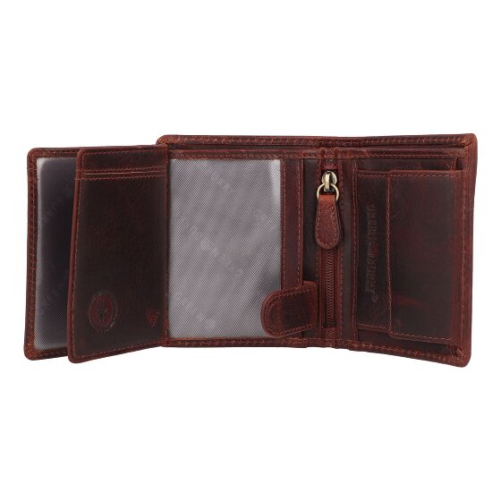 Greenburry Rugged Cartera Protección RFID Piel 8.5 cm