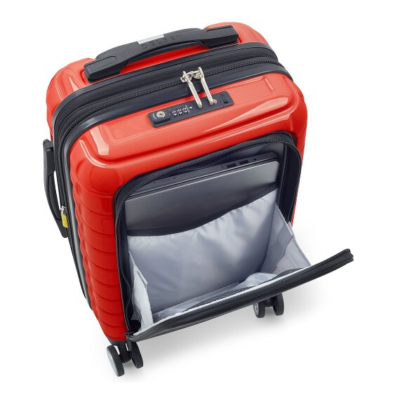 Delsey Paris Trolley de cabina Shadow 5.0 de 4 ruedas Compartimento para portátil de 55 cm con pliegue de expansión