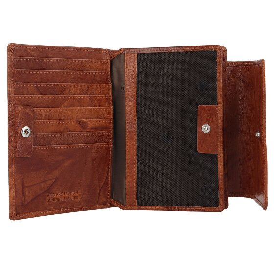 mano Donna Aurona Billetera RFID Piel 14 cm