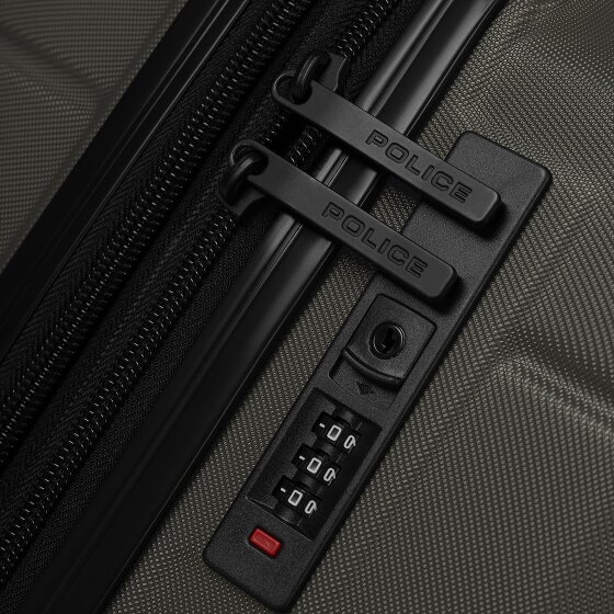 Police London 4 ruedas Carrito 64 cm con pliegue de expansión