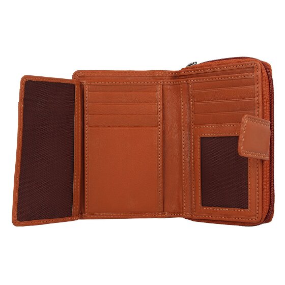 mano Billetera de cuero Donna Giulia 9 cm