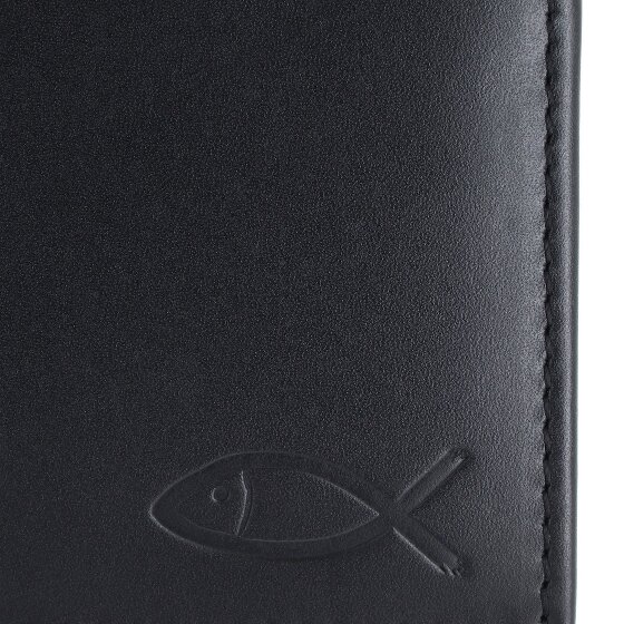 oxmox Leather Cartera Bloqueo RFID Piel natural 12 cm