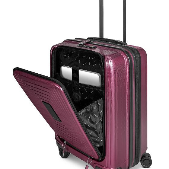 Redolz Juego de maletas Essentials 14 de 4 ruedas Compartimento para portátil de 2 piezas con pliegue extensible