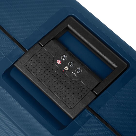 Redolz Essentials 15 Juego de maletas de 4 ruedas de 3 piezas con cierre de tres puntos