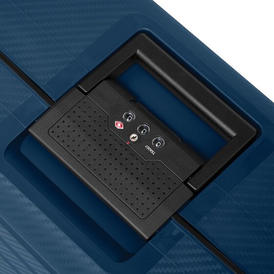 Redolz Essentials 15 Juego de maletas de 4 ruedas de 3 piezas con cierre de tres puntos