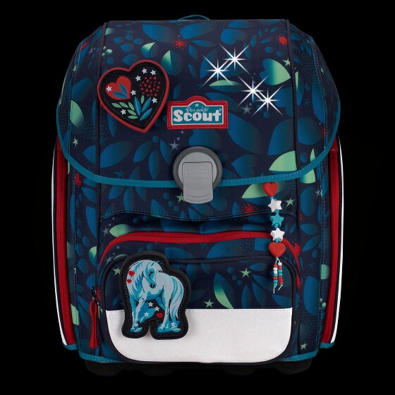 Scout Juego de mochilas escolares LED Genius 4pcs.