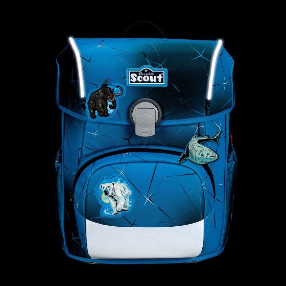 Scout Neo Exklusiv Safety Light Juego de mochilas escolares 5 piezas