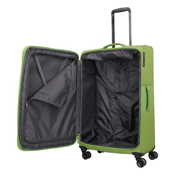 Travelite Corsiica 4 ruedas Carrito L 77 cm con pliegue de expansión