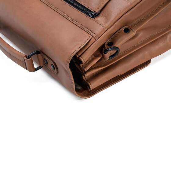 Farmhood Maletín Nashville XXL 3 compartimentos cuero 39 cm