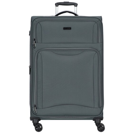 d&n Travel Line 9204 4 ruedas Carrito L 76 cm con pliegue de expansión