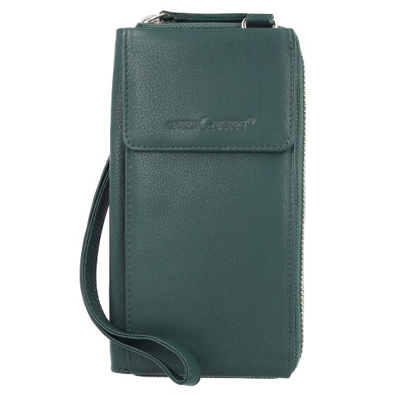 Greenburry Funda de napa para teléfono móvil RFID de 8 cm
