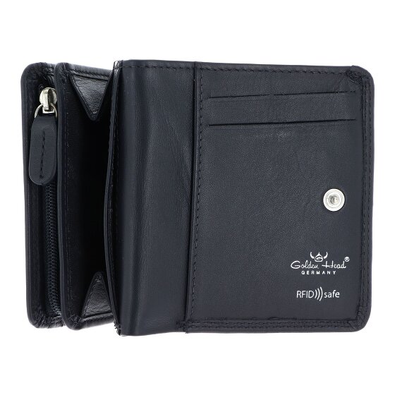 Golden Head Polo Cartera Bloqueo RFID Piel natural 10 cm
