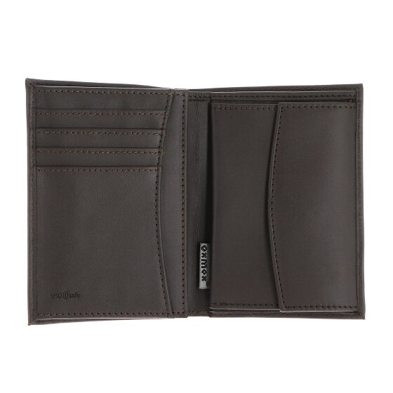 oxmox Leather Cartera Bloqueo RFID Piel natural 10 cm