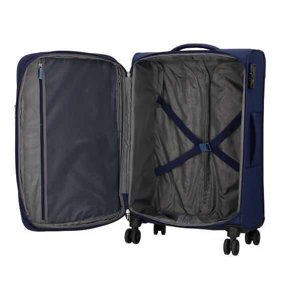 American Tourister Star Max 4 ruedas Juego de maletas 3 piezas con pliegue de expansión