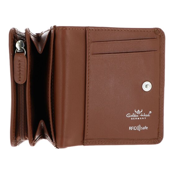 Golden Head Polo Cartera Bloqueo RFID Piel natural 10 cm