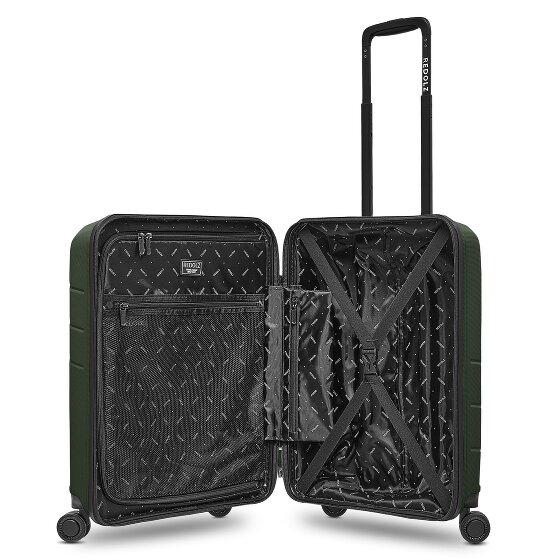 Redolz Trolley de cabina Essentials 17 de 4 ruedas Compartimento para portátil con bolsillo blando de 55 cm