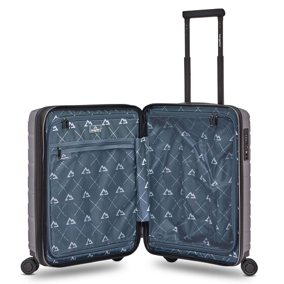 Bergpfeil Trolley de cabina de viaje de 4 ruedas S 55 cm con pliegue de expansión