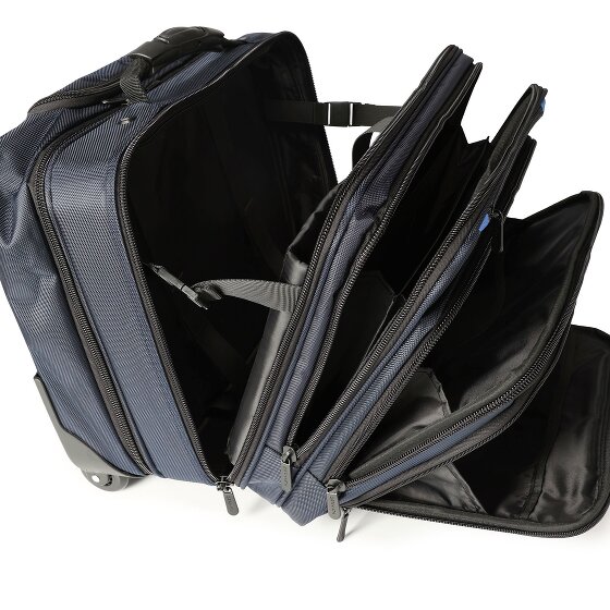 Dermata Trolley de negocios de 2 ruedas Compartimento para portátil de 42 cm