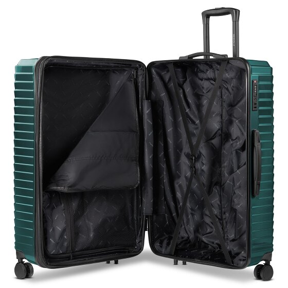 Redolz Essentials 18 4 ruedas Juego de maletas 3 piezas con pliegue de expansión