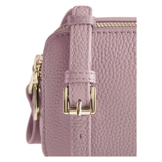 Lazarotti Bolso bandolera de piel de Bolonia Bolso para cámara de piel con doble cremallera 18 cm
