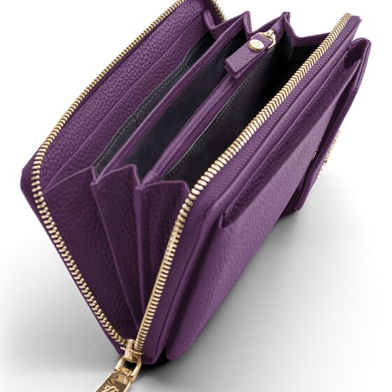 Lazarotti Bologna Cartera de piel con cremallera Funda para teléfono móvil Piel 19 cm