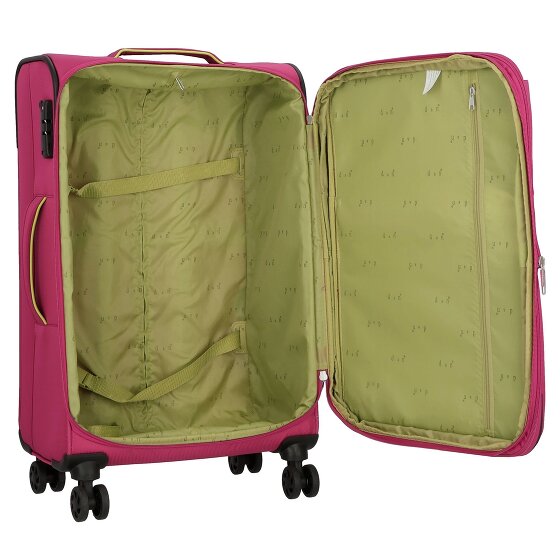 d&n Travel Line 6704 Juego de maletas de 4 ruedas 3pcs.