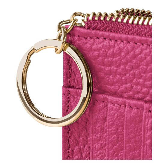 Lazarotti Estuche para llaves de piel Bolonia 11,5 cm con compartimento para etiqueta de aire