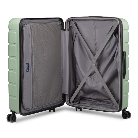 Saxoline Miami 4 ruedas Carrito L 75 cm con pliegue de expansión