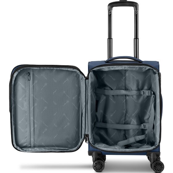 bugatti Valencia Soft 4 ruedas Trolley de cabina S 55 cm Con fuelle expandible