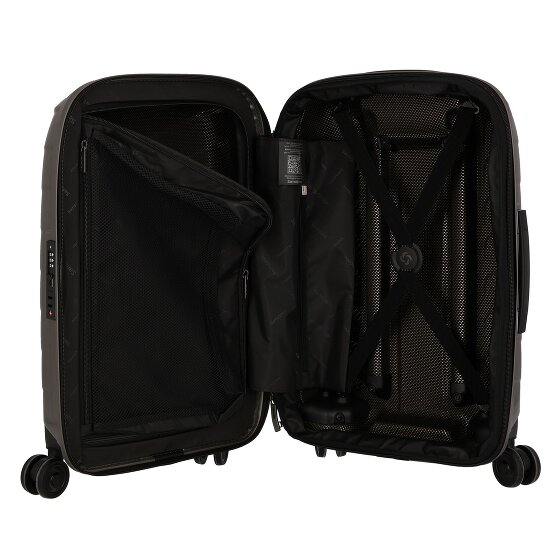 Samsonite Attrix 4 ruedas Carro de la cabina 55 cm con pliegue de expansión