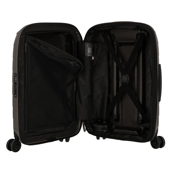 Samsonite Attrix 4 ruedas Carro de la cabina 55 cm con pliegue de expansión
