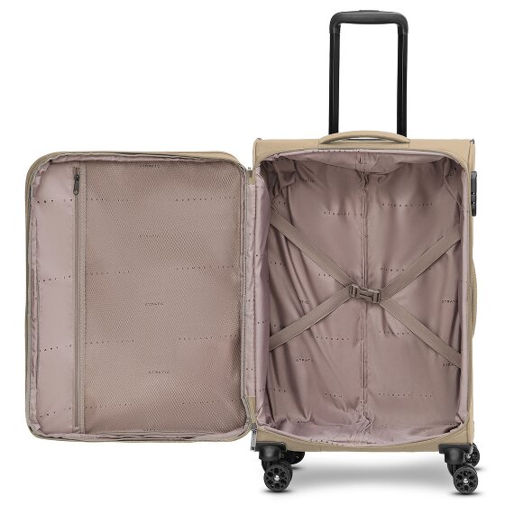 Stratic taska Trolley de 4 ruedas M 65 cm con pliegue extensible