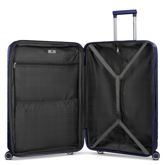Franky London 4 ruedas Carrito L 74 cm con pliegue de expansión