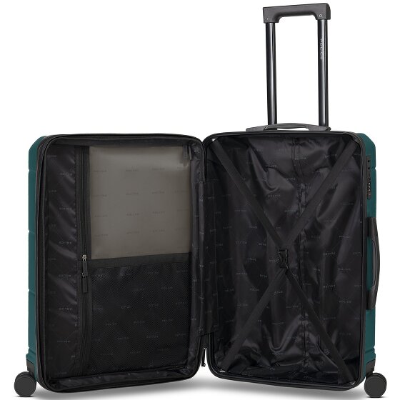 Police London 4 ruedas Trolley 64 cm Con fuelle expandible