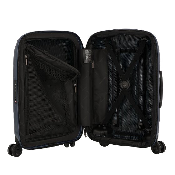 Samsonite Attrix 4 ruedas Carro de la cabina 55 cm con pliegue de expansión