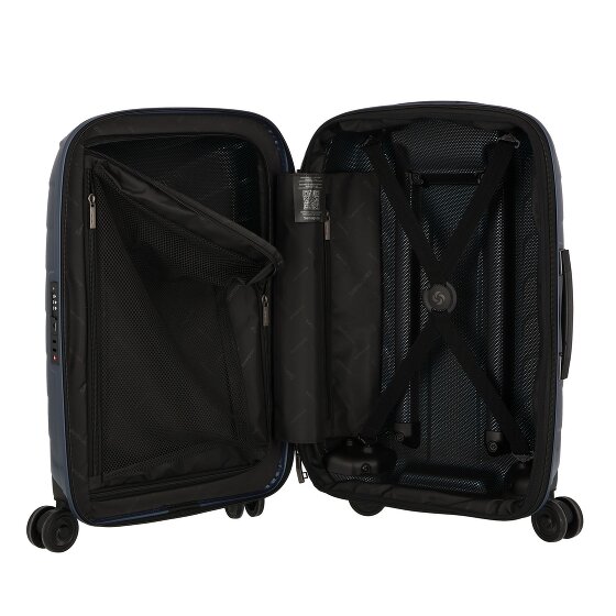 Samsonite Attrix 4 ruedas Carro de la cabina 55 cm con pliegue de expansión