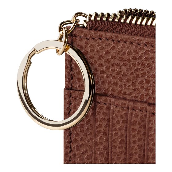 Lazarotti Estuche para llaves de piel Bolonia 11,5 cm con compartimento para etiqueta de aire