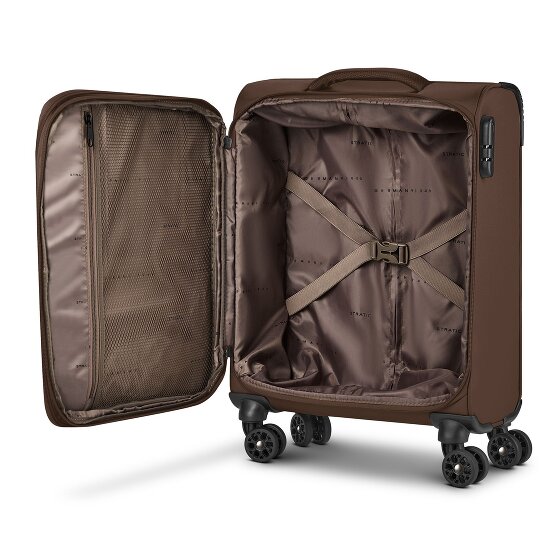 Stratic taska 4 ruedas Maletas de cabina S 55 cm Con asa expansible