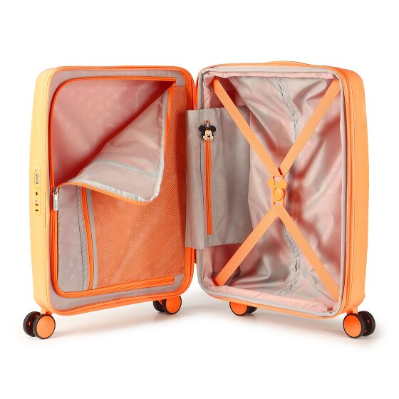 American Tourister Mickey Magic 4 ruedas Carro de la cabina 55 cm con pliegue de expansión