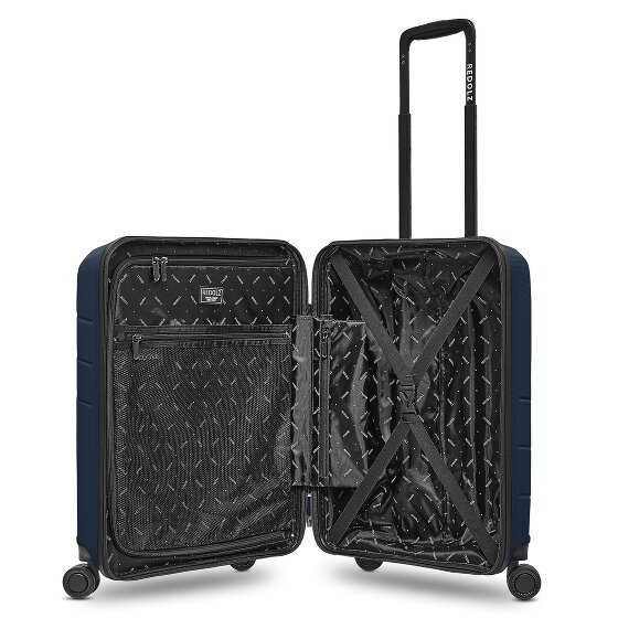 Redolz Trolley de cabina Essentials 17 de 4 ruedas Compartimento para portátil con bolsillo blando de 55 cm