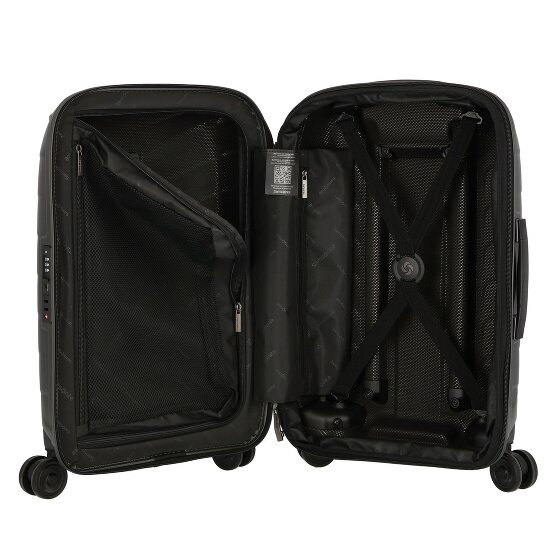 Samsonite Attrix 4 ruedas Carro de la cabina 55 cm con pliegue de expansión