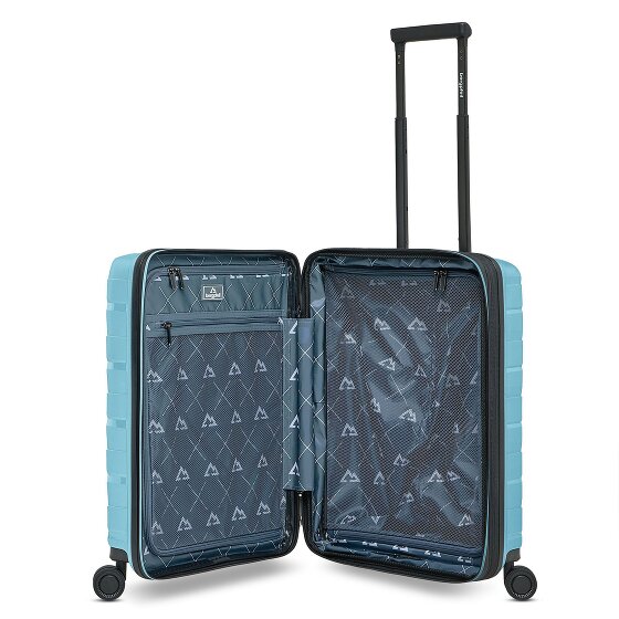 Bergpfeil Travel 4 ruedas Carro de la cabina 55 cm Compartimento para el portátil con pliegue de expansión