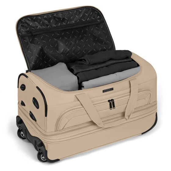 Redolz Bolsa de viaje Duffle Essentials de 2 ruedas 55 cm M con solapa de expansión