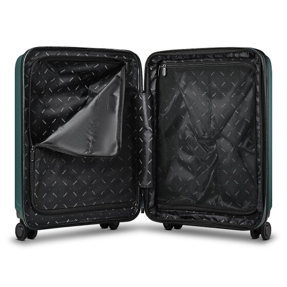 Redolz Juego de maletas Essentials 14 de 4 ruedas Compartimento para portátil de 2 piezas con pliegue extensible