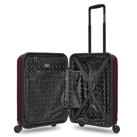 Redolz Trolley de cabina Essentials 17 de 4 ruedas Compartimento para portátil con bolsillo blando de 55 cm
