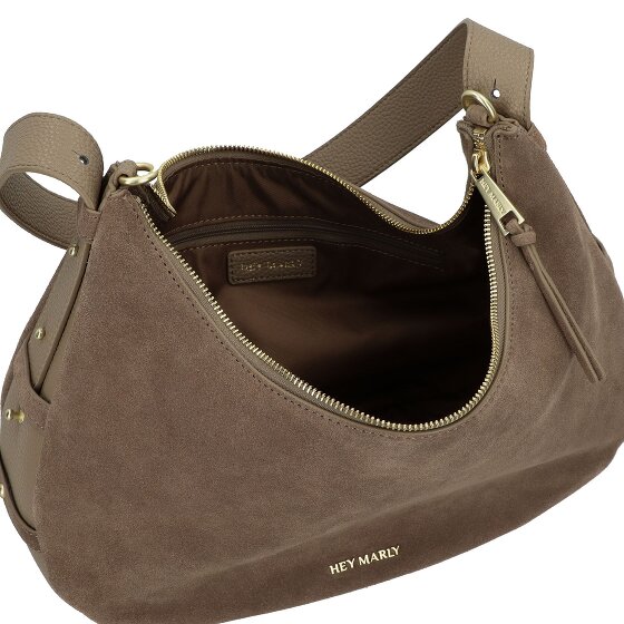 Hey Marly Lifetime Sister Suede Bolsa de hombro M Piel 35.5 cm