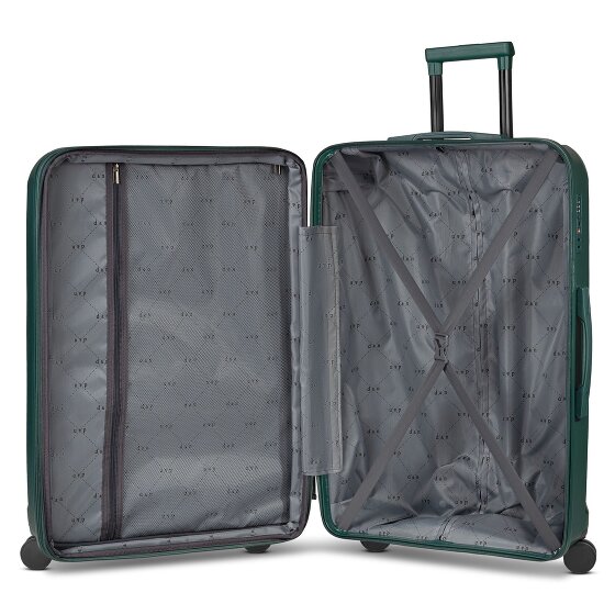 d&n South Dakota 4 ruedas Carrito L 76 cm con pliegue de expansión